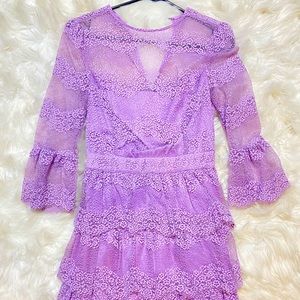 Bebe Dress Lavender color. Size 2